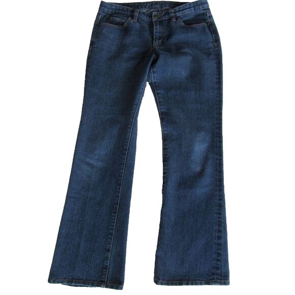 Michael Kors Women's Size 6 Boot Cut Jeans Dark Wash Denim Classic Minimalist - Picture 3 of 15